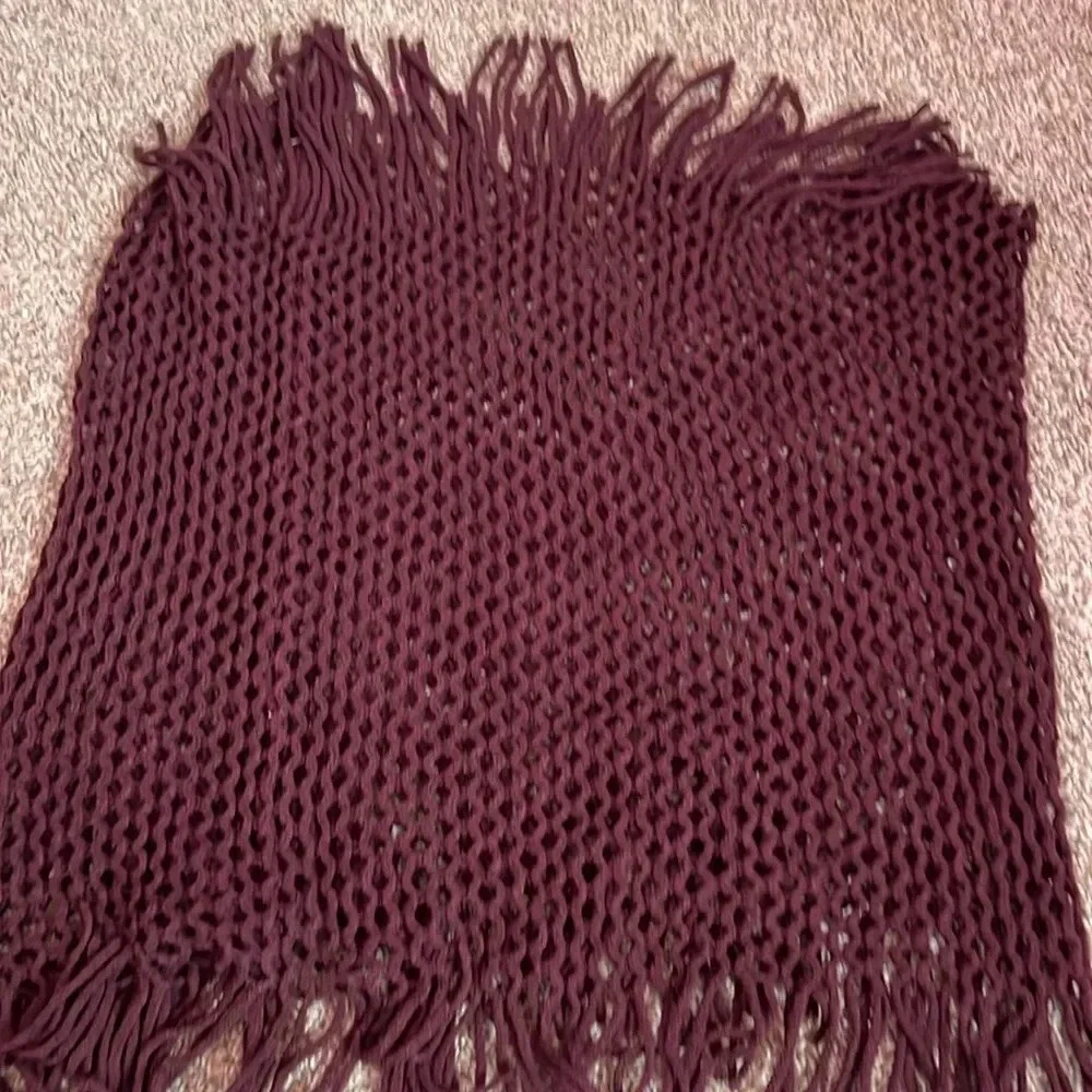Crochet infinity scarf